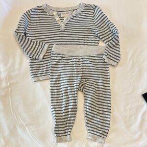 Little Planet Striped Set - Gray